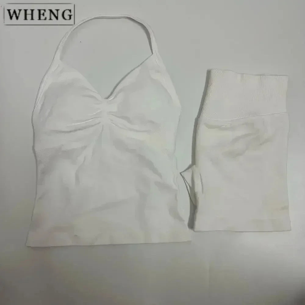 Summer fitness shape  beautiful shoulder straps