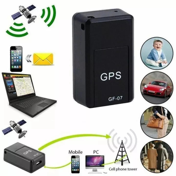 Mini GF-07 GPS-autotracker, positioner voor auto, motorfiets,