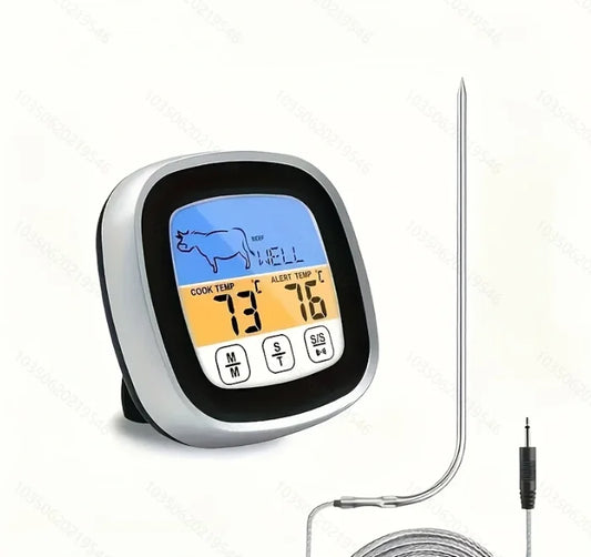 Digitale vleesthermometer met groot touchscreen -