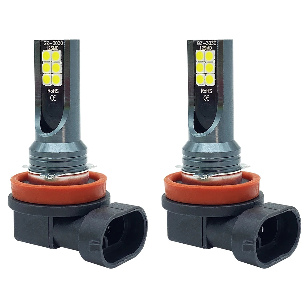 2Pcs 9005 9006 LED Headlight H11 H8 H9 H10 H1 H3