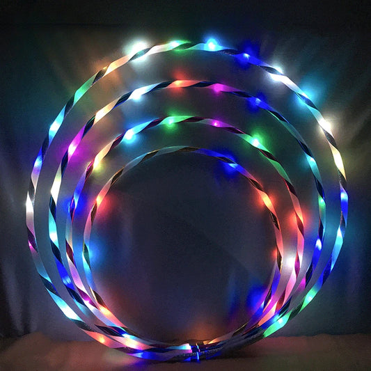 CrossFit Folding Exercise Circle Fitness Equipment LED Colour