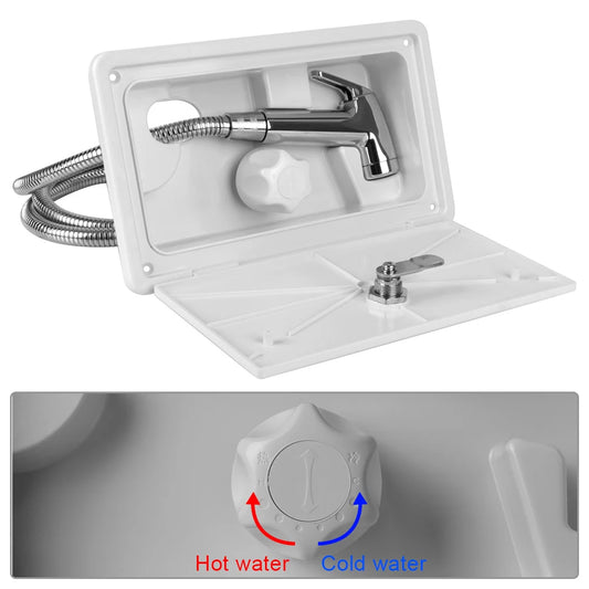 Camperaccessoires RV Buitendouche met slot