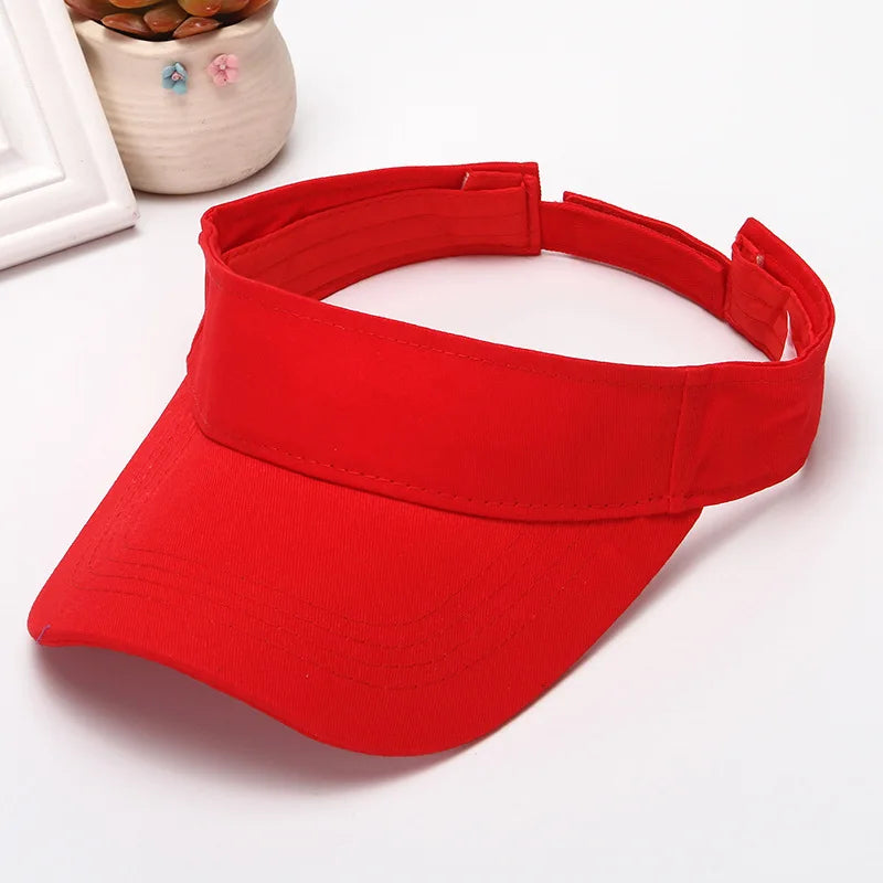 Sport Visor Hats Adjustable Empty Top Baseball Cap Sun