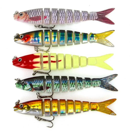 9CM/7g Fish Bait Sinking Wobblers Fishing Lures Jointed Crankbait Swimbait Hard Fishing Tackling Artificial Bait Fishhook