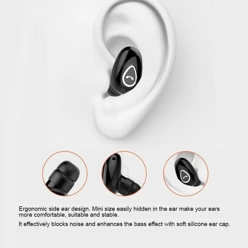 Mini Invisible Wireless Earphones Bluetooth 5.0 Headphone
