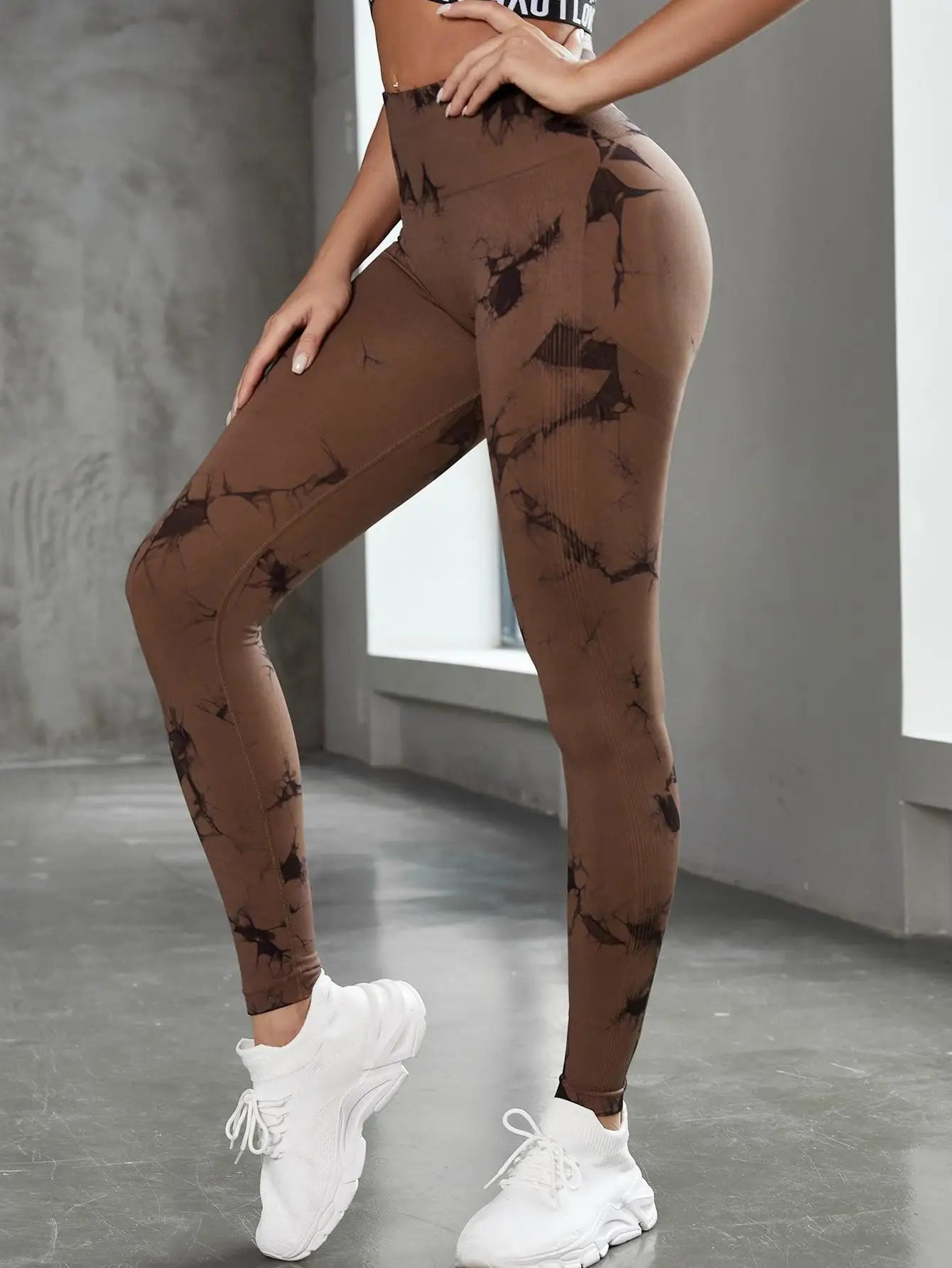 Sexy dames gym yoga leggings hoge taille push-up legging