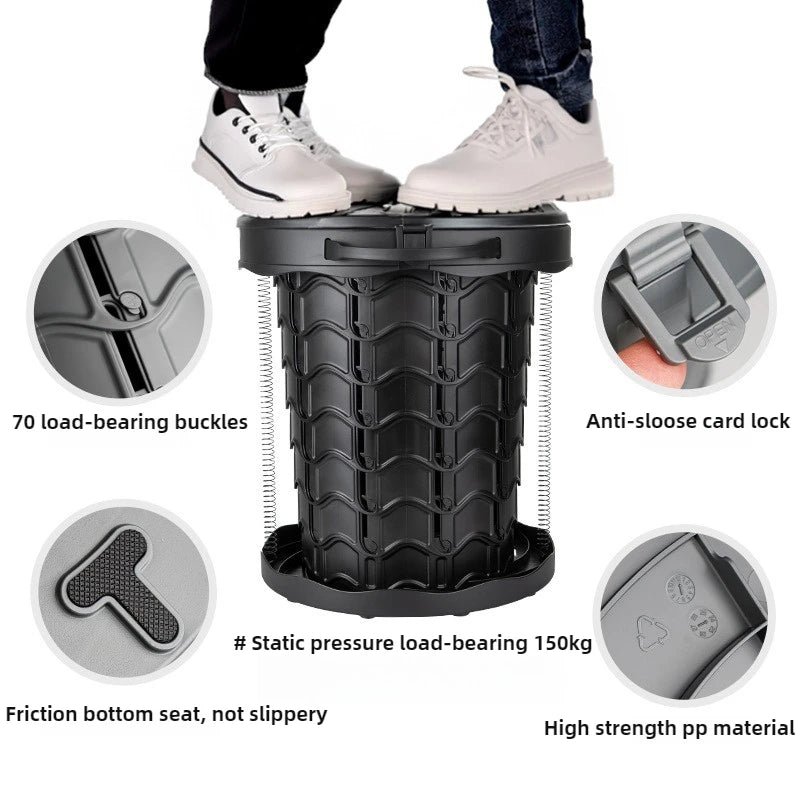 CLS Portable Foldable Camping Toilet Outdoor Travel