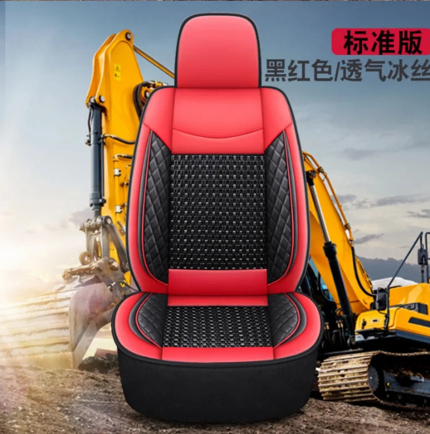 Universal Car Excavator Digger Fully Seat Cushion Cover for SANY KOBELCO KOMATSU Hitachi CAT XCMG Doosan Automobiles Seat Covers