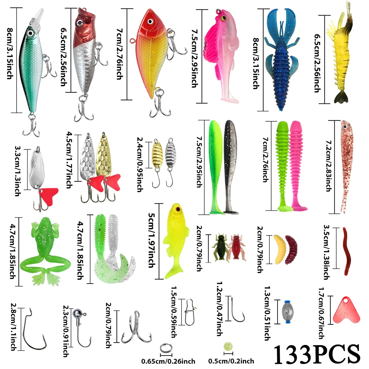 Fishing 26/60/83/122/239/409/410pcs