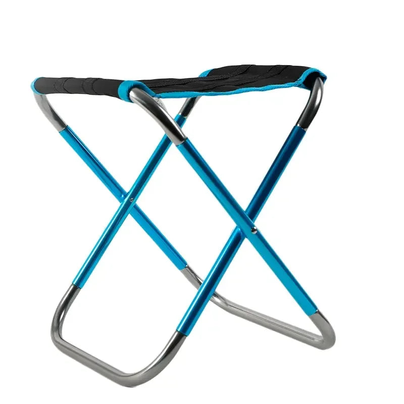 Outdoor Camping Chair Golden Aluminum Alloy