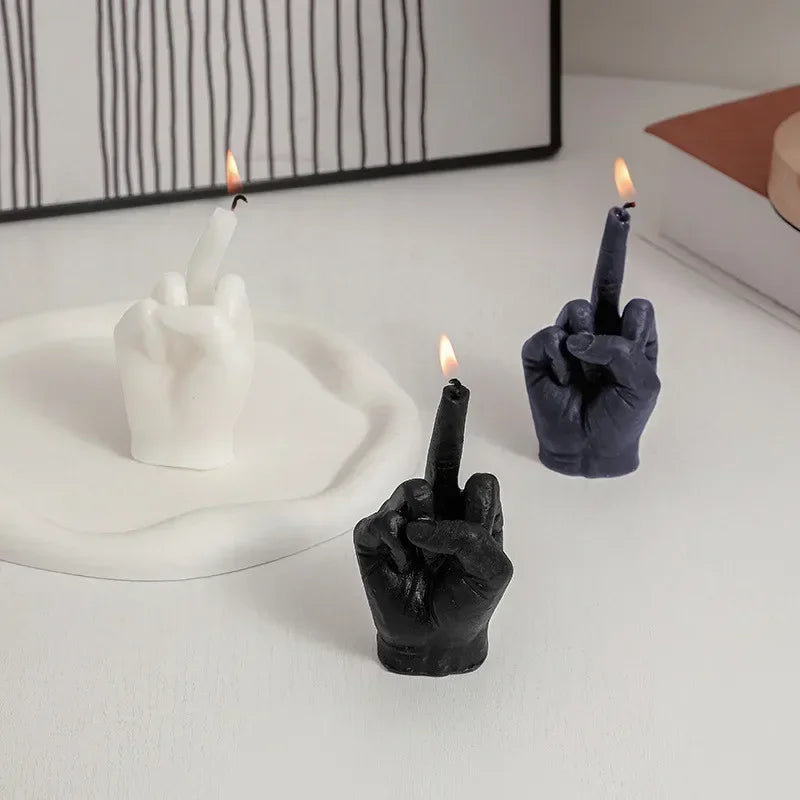 Creative Candles Middle Finger Shaped