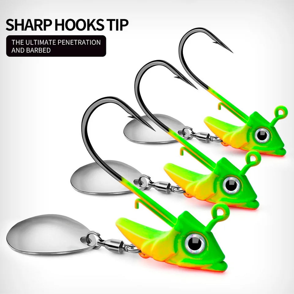 1pc Jig Head 7.5g 10.5g 15g Fishing Lures Sinking