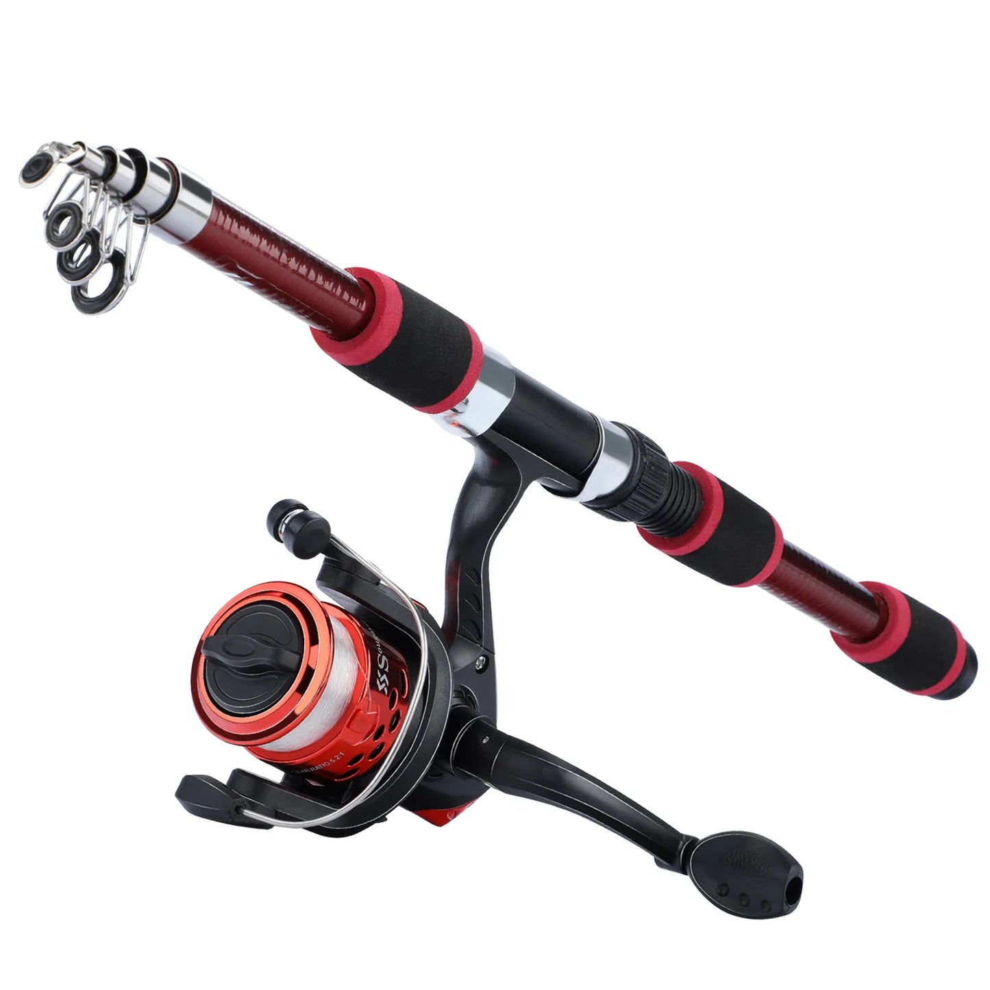 Sougayilang Spinning Fishing Rod and Reel Combo1.8M