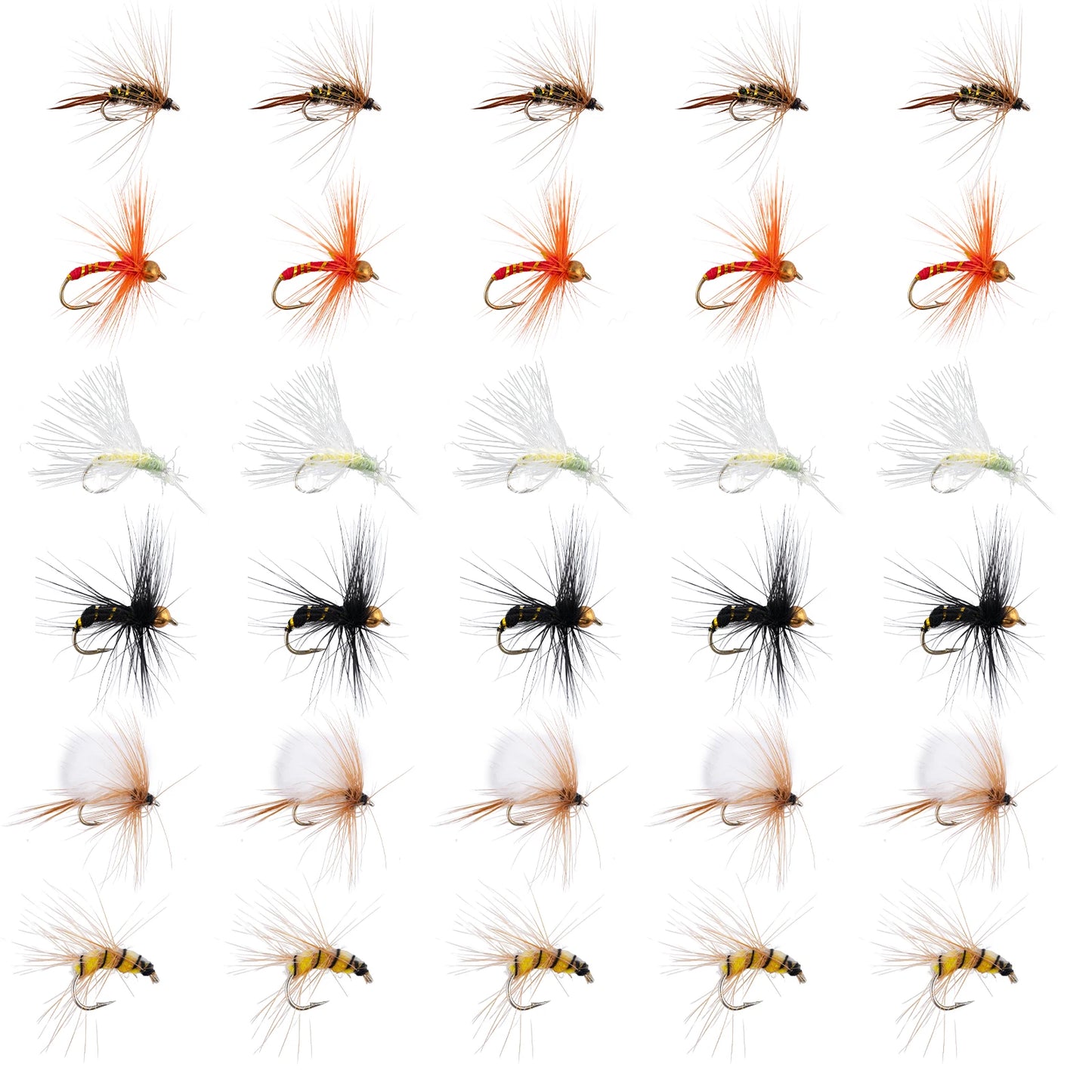 Goture Fly Fishing Flies Kit 30pcs