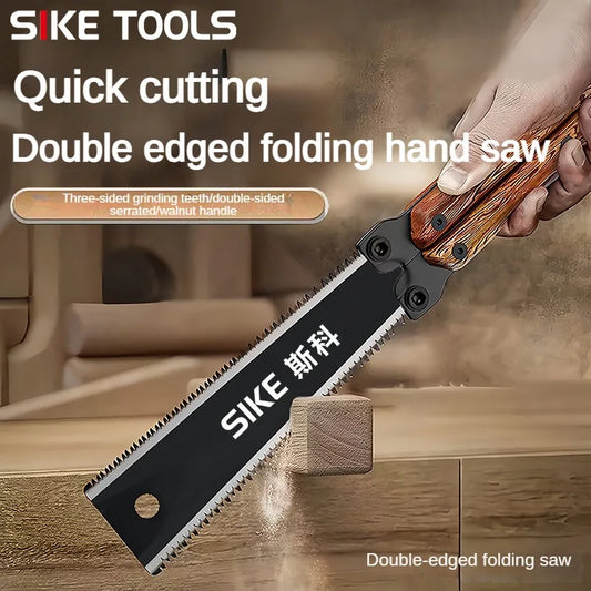 Woodworking specialized hand saw, double-sided saw,