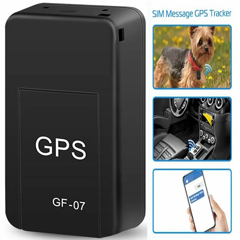 Mini GF-07 GPS-autotracker, positioner voor auto, motorfiets,