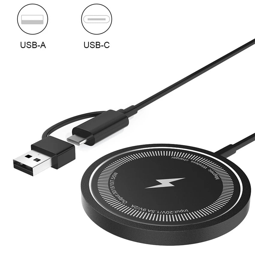 Magnetic 30W Wireless Charger Fast Charging Pad