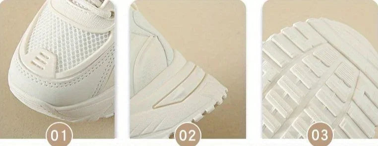 Sneakers Shoes for Women Sports Woman Footwear High on Platform