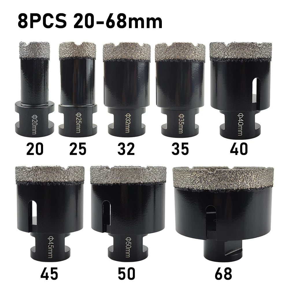 1 Pcs M14 Thread Diamond Dry Vacuum Brazed Drilling Core Bits