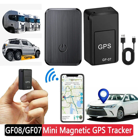 GF08 Mini Magnetic GPS Trackers GF07 Real-time Locator