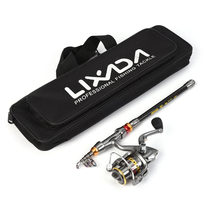 Lixada Telescopic Fishing Rod and Reel Combo
