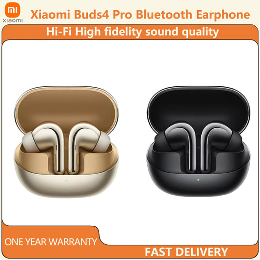 Original Xiaomi Buds 4 Pro Earphones Wireless Bluetooth 48dB