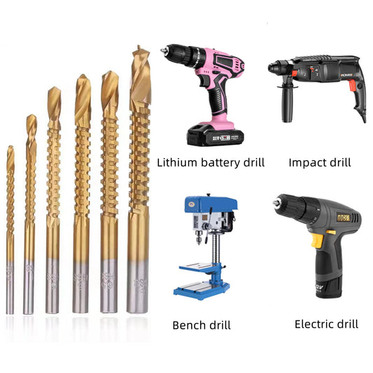 Sawtooth Drill for Wood Board Drilling And Slotting