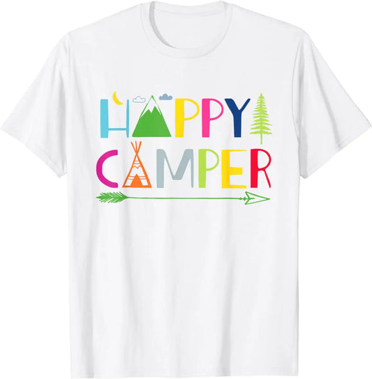 Arrow Camper Happy Summer Camp Camping Gift Men Women Kids
