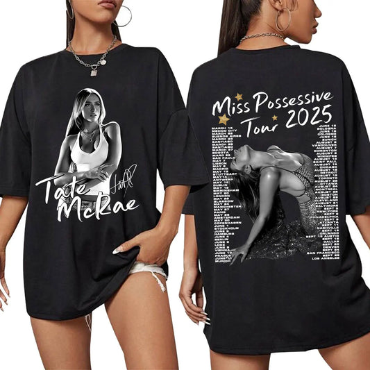 Tate McRae Miss Possessive World Tour 2025 T-Shirts