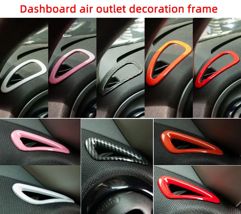 Dashboard Air Outlet Decoration Frame Car Stickers For Mercedes