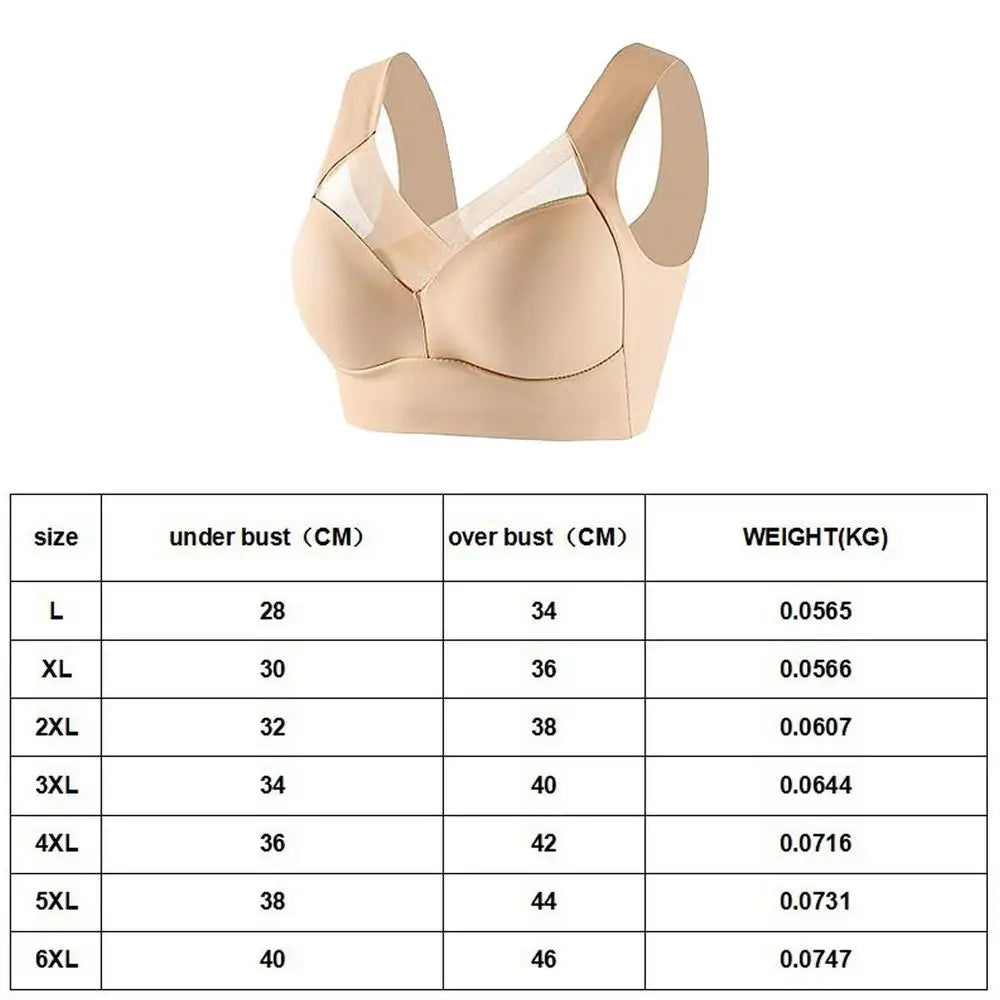 Vrouwen Posture Bra Draadloze Ergonomische Push-Up
