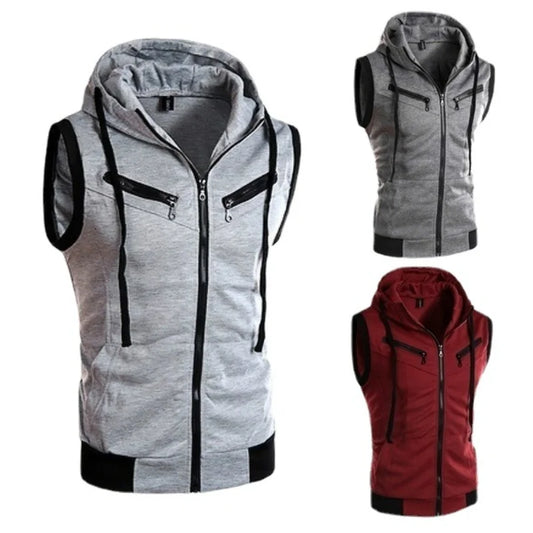2025 New Spring Sweater Vest Men's No Sleeve Retro Casual Knitted