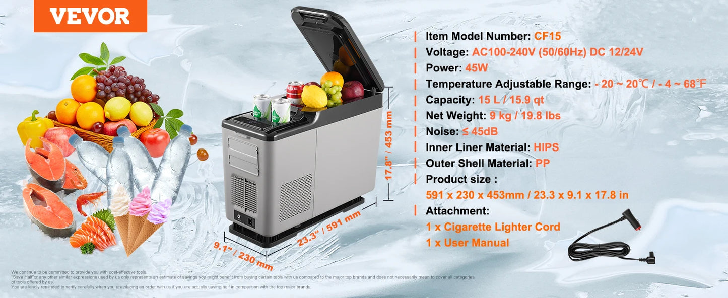 SucceBuy 8L to 75L Car Refrigerator