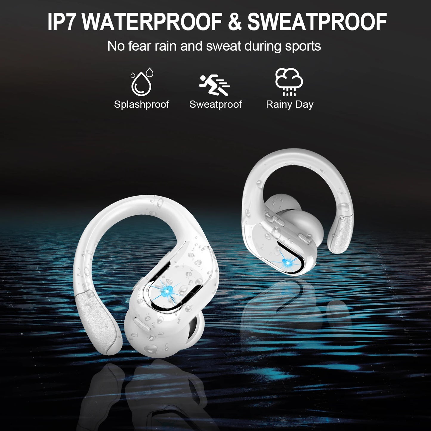 Wireless Earbuds, Bluetooth 5.3 Headphones Sport,