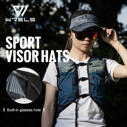 WRELS Sports Sun Visor Hats Adjustable Sun Visor Caps
