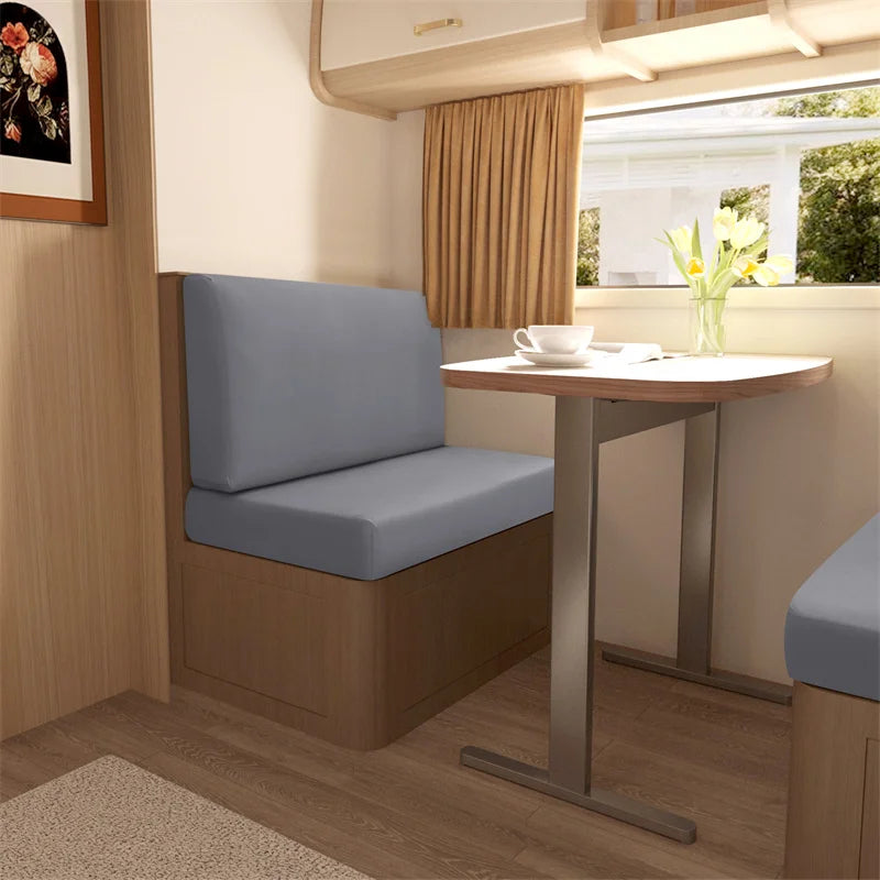 2pcs/set Jacquard RV Dinette Cushions Covers Stretch