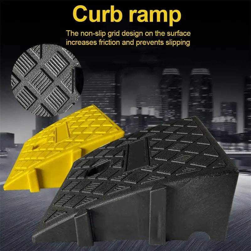 Car Curb Ramp Heavy Duty PVC Ramps For Driveway