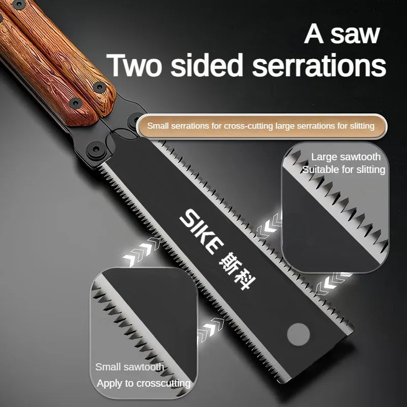 Woodworking specialized hand saw, double-sided saw,