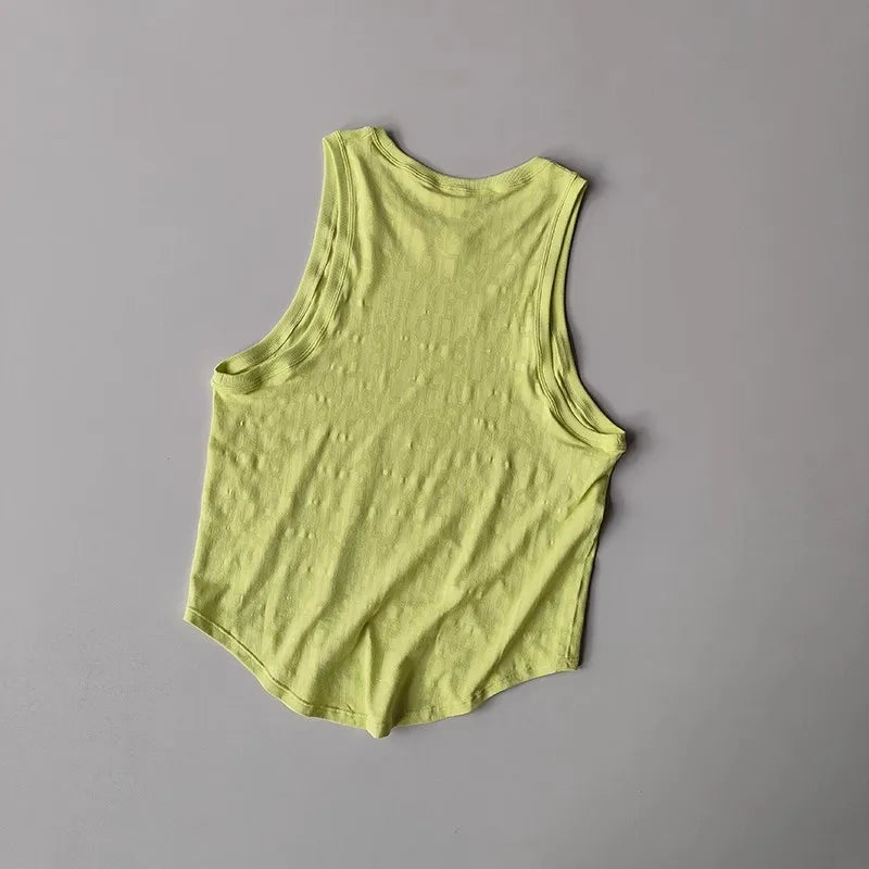 Women's Summer Sports Vest Thin Loose Printed