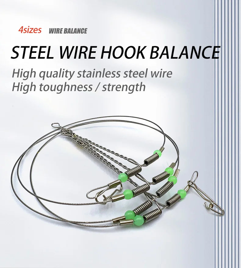 10 PCS fishing accessories Stainless Steel Fishing