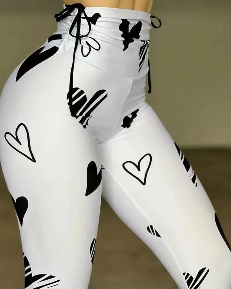 Leggings Dames Lange Broek Bodycon Slim Fit