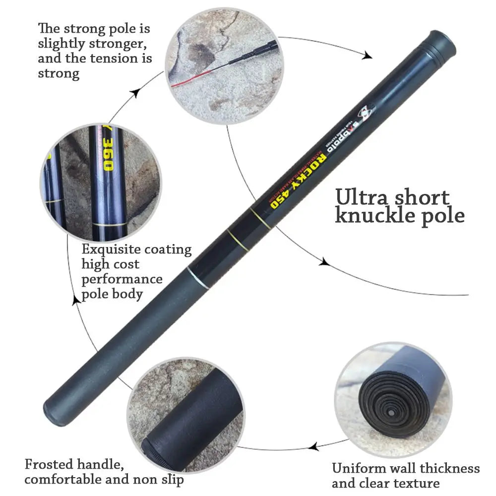 1.8/2.1/2.4/2.7/3.6m Length Ultralight Telescopic Fishing Rod