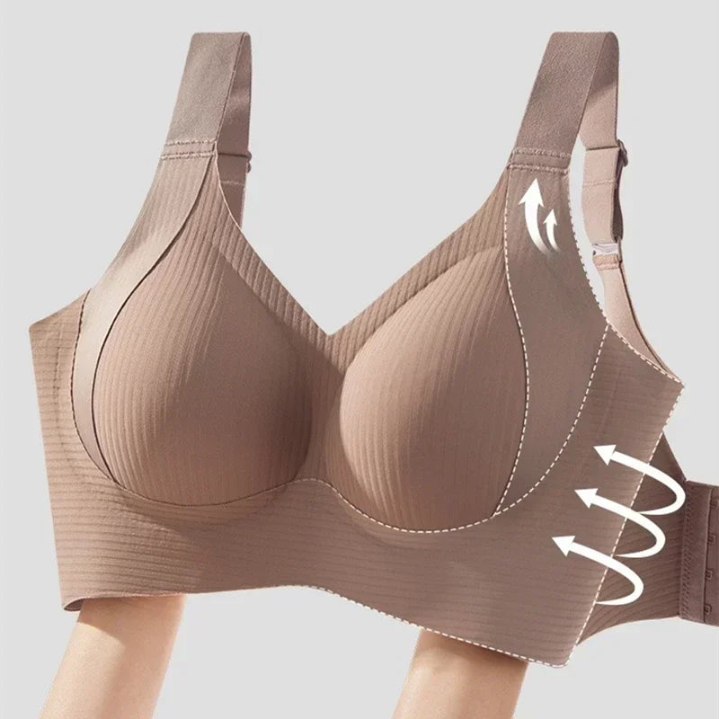3-pack draadloze bh's Naadloze dunne comfort-bh