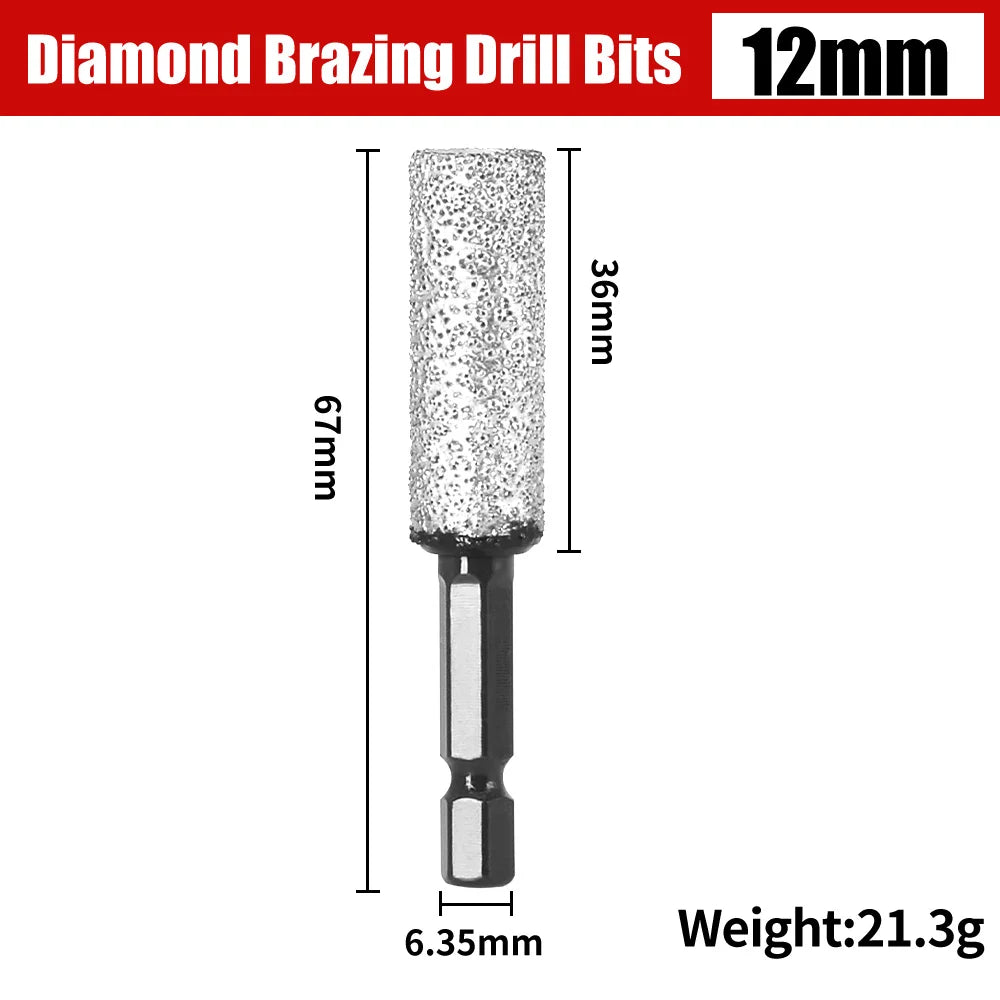 Drilling and Grinding Hexagonal Shank Diamond Drill Bit