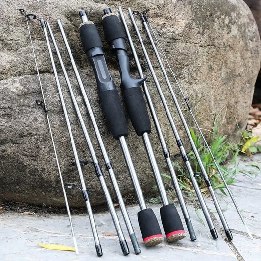 Sougayilang 5 Sections 2.1m Spinning Casting Fishing Rods