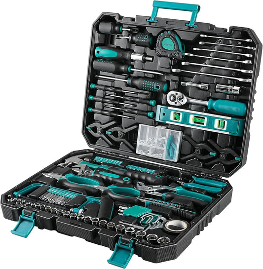 198 Piece Tool Box, Hand Tool Set,