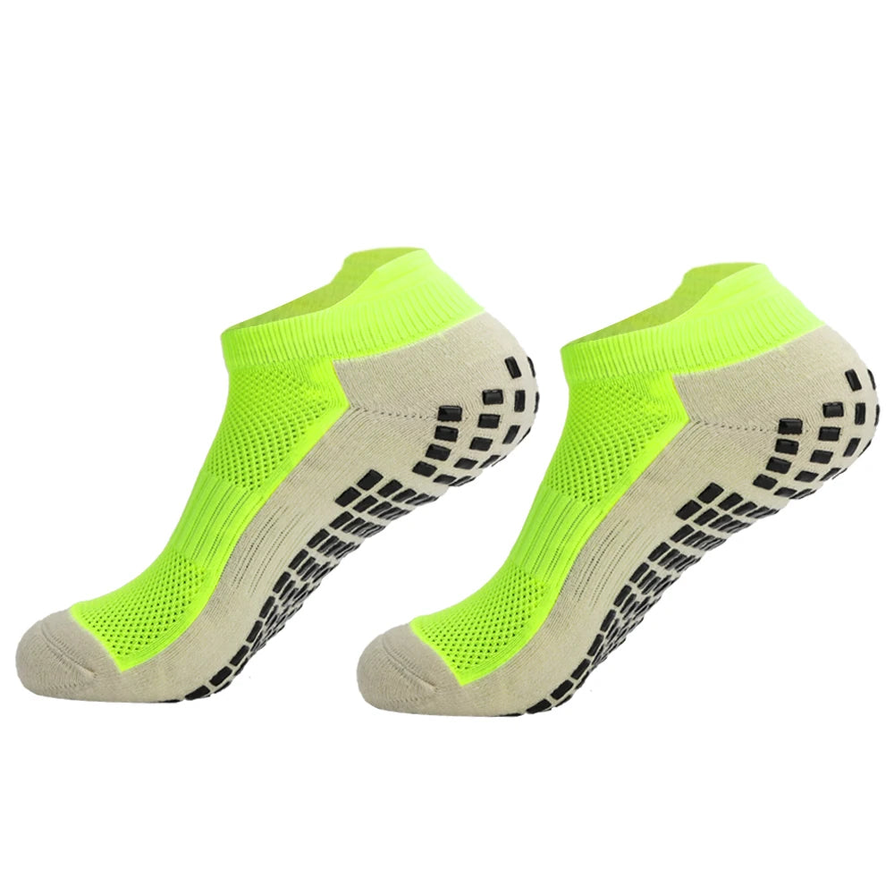 Heren Dames Sport Korte Voetbalsokken Siliconen Antislip