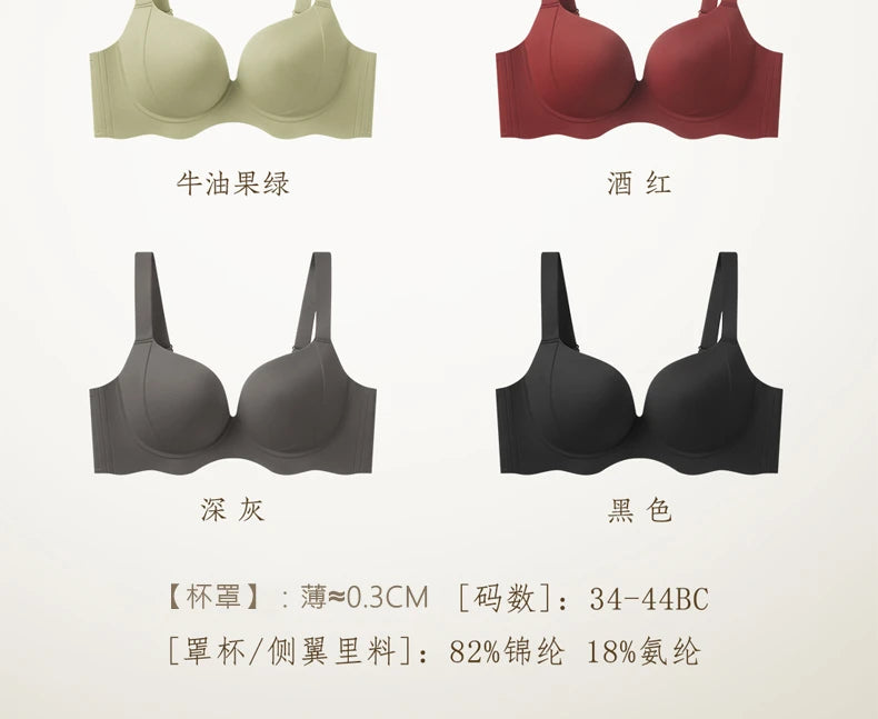 Minimizer-bh zonder beugel, naadloze push-up