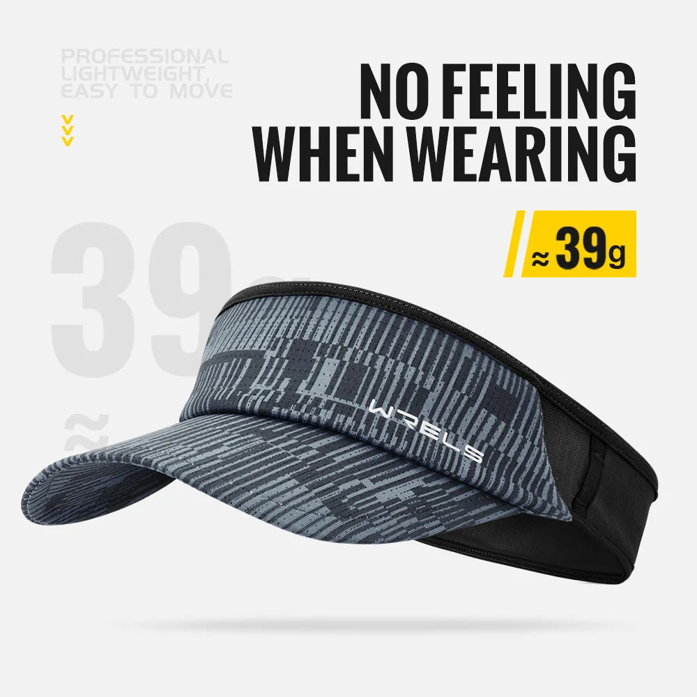 WRELS Sports Sun Visor Hats Adjustable Sun Visor Caps
