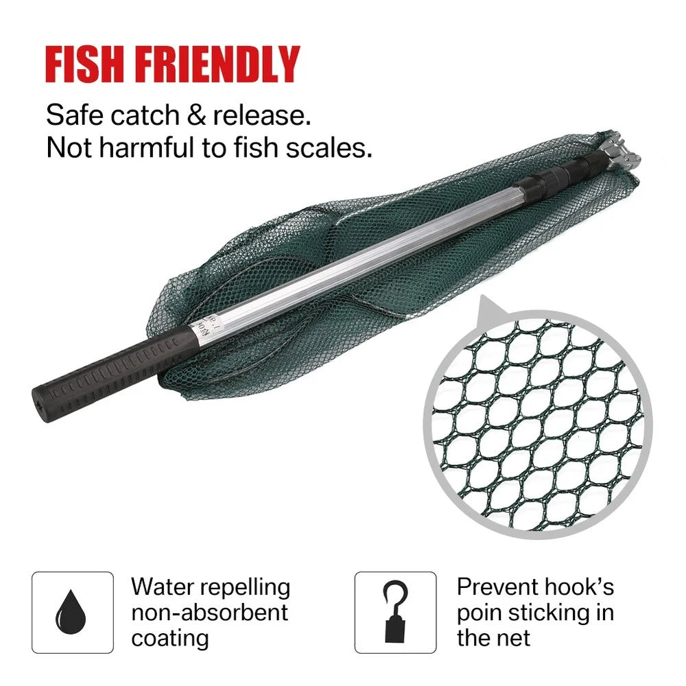 190cm 92cm 55cm Telescopic Landing Net Folding Fishing Pole